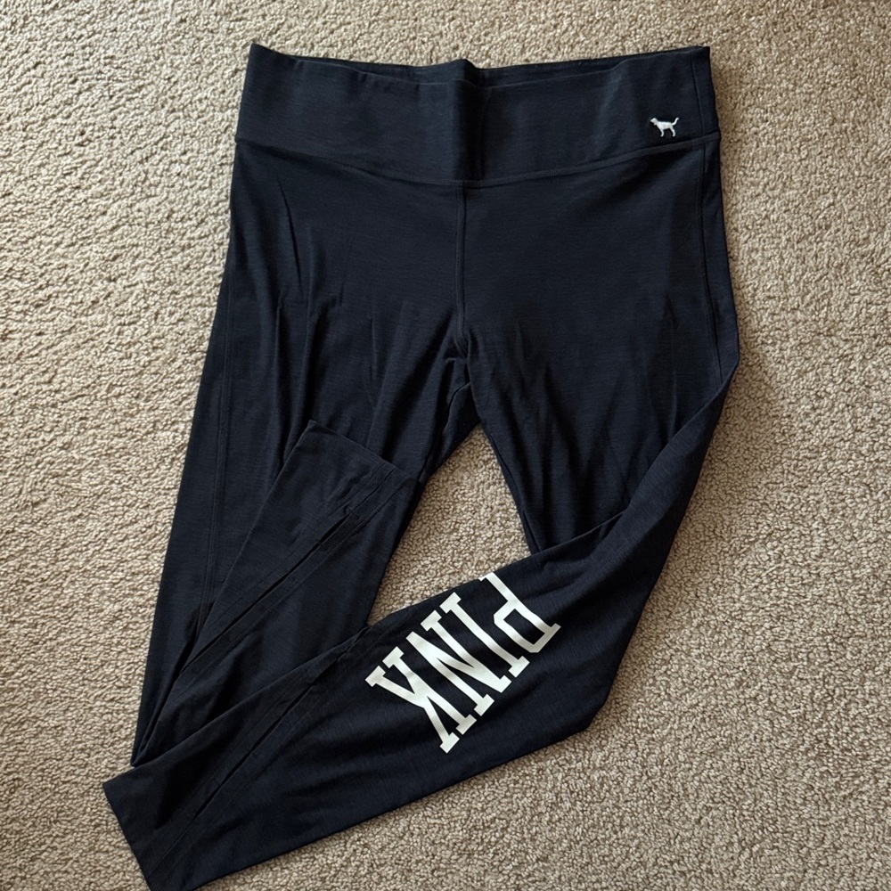 PINK Victoria's Secret Black Leggings